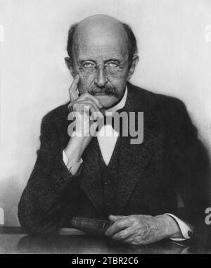 Max Planck. Année 1938. Par Hugo Erfurth. Banque D'Images
