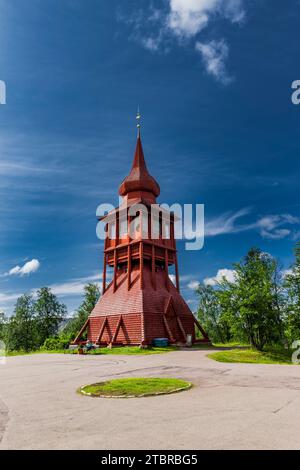 Kiruna, Norbottens län, Suède, église historique Banque D'Images