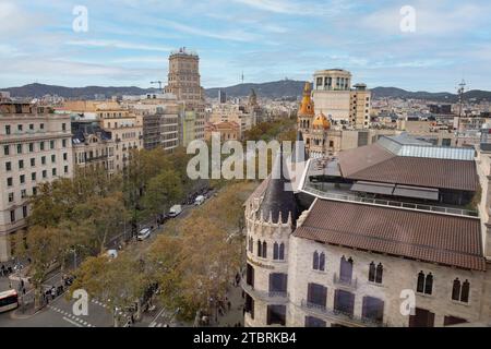 Espagne, Catalogne, Barcelone, La Rambla Banque D'Images