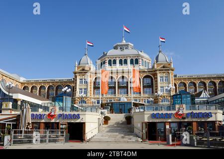 Steigenberger Kurhaus Hôtel sur la promenade de Scheveningen, la Haye, côte néerlandaise de la mer du Nord, Hollande du Sud, pays-Bas Banque D'Images