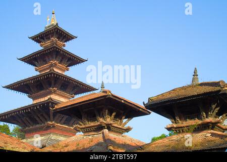 Népal, Patan, Temple Kumbeshwar, hindu, Banque D'Images