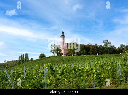 Église de pèlerinage de Birnau, église baroque, vue extérieure, Uhldingen-Mühlhofen sur le lac de Constance, Bade-Württemberg, Allemagne, Europe Banque D'Images