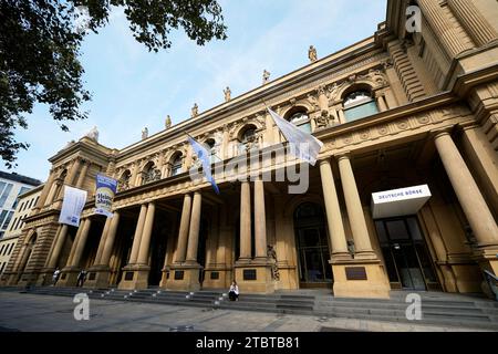 Allemagne, Hesse, Francfort, bourse, Deutsche Börse AG, bourse de Francfort, bâtiment boursier Banque D'Images