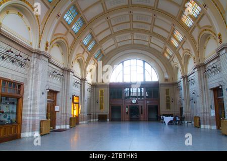 Grandeur de Baker Street Station dans le centre-ville historique de fort Wayne Banque D'Images