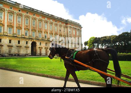 Le palais de Caserte était le palais des rois Bourbons d'iItaly Banque D'Images