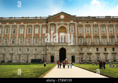 Le palais de Caserte était le palais des rois Bourbons d'iItaly Banque D'Images