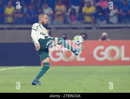 6 décembre 2023, Stade Mineiro, Brésil : match de finale de la Ligue A brésilienne, Cruzeiro contre Palmeiras : Mayke de Palmeiras Banque D'Images