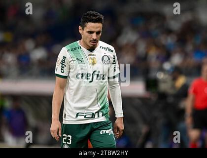 6 décembre 2023, Stade Mineiro, Brésil : finale de championnat de la Ligue A brésilienne, Cruzeiro contre Palmeiras : Raphael Veiga de Palmeiras Banque D'Images