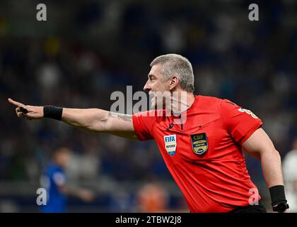 6 décembre 2023, Stade Mineiro, Brésil : match de finale de la Ligue A brésilienne, Cruzeiro contre Palmeiras : arbitre Anderson Daronco Banque D'Images