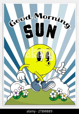 De bons jours à venir LOIN DE VOTRE TRISTESSE Illustration de Vecteur