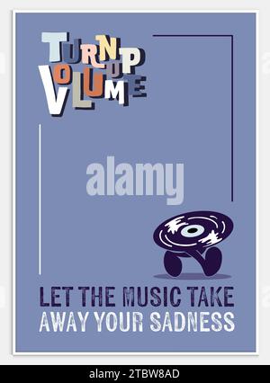 De bons jours à venir LOIN DE VOTRE TRISTESSE Illustration de Vecteur