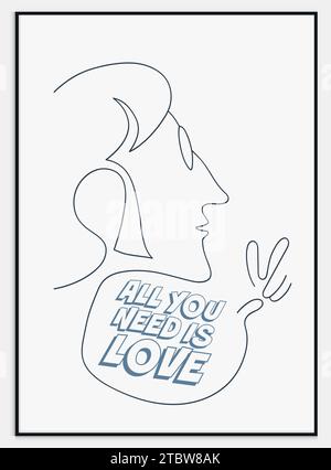 De bons jours à venir LOIN DE VOTRE TRISTESSE Illustration de Vecteur