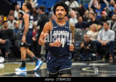Orlando, Floride, USA, décembre 8, Orlando Magic Guard Gary Harris #14 pendant la première mi-temps au Amway Center. (Crédit photo : Marty Jean-Louis/Alamy Live News Banque D'Images