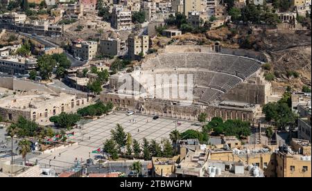 Une image du Théâtre romain d'Amman Banque D'Images