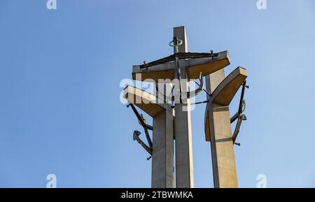 Une photo du sommet du Monument aux ouvriers du chantier naval tombés en 1970 Banque D'Images