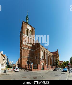 Une photo de l'église Saint-Jean à Gdansk Banque D'Images