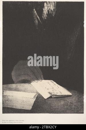 À toutes les apparences, c'était une main de chair et de sang tout comme ma propre 1928 d'Odilon Redon Banque D'Images