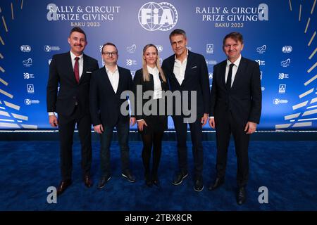 HOLOWCZYC Krzysztof, coupe d'Europe FIA des Bajas de cross-country pour les équipes de pilotes, portrait lors de la cérémonie de remise des Prix FIA Rallye & circuit 2023 à Baky le 9 décembre 2023 au Baku Convention Center à Bakou, Azerbaïdjan crédit : Independent photo Agency/Alamy Live News Banque D'Images