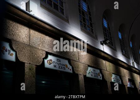 Mercado de Abastos , Santiago de Compostelle, Galice, Espagne Banque D'Images