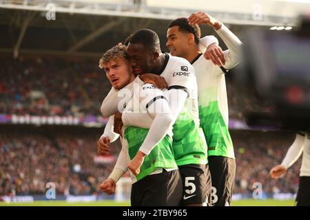 Selhurst Park, Selhurst, Londres, Royaume-Uni. 9 décembre 2023. Premier League football, Crystal Palace contre Liverpool ; crédit : action plus Sports/Alamy Live News Banque D'Images