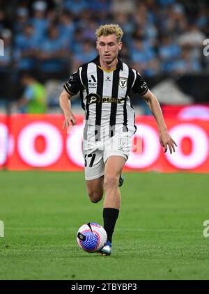 Moore Park, Australie. 09 décembre 2023. Jed Drew du Macarthur FC est vu en action lors du match de la saison 7 de la saison 2023/24 entre le Sydney FC et le Macarthur FC qui s'est tenu à l'Allianz Stadium. Score final Macarthur FC 2:0 Sydney FC. (Photo Luis Veniegra/SOPA Images/Sipa USA) crédit : SIPA USA/Alamy Live News Banque D'Images