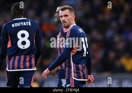 Wolverhampton, Royaume-Uni. 10 décembre 2023. Harry Toffolo de Nottingham Forest lors du match de Premier League entre Wolverhampton Wanderers et Nottingham Forest à Molineux, Wolverhampton le samedi 9 décembre 2023. (Photo : Jon Hobley | MI News) crédit : MI News & Sport / Alamy Live News Banque D'Images