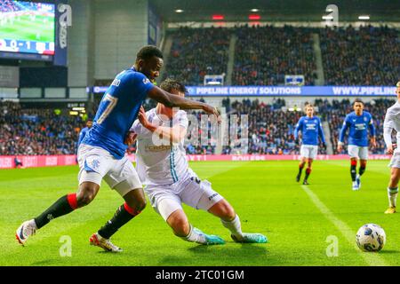 Glasgow, Royaume-Uni. 09 décembre 23. Glasgow, Royaume-Uni. Les Rangers affrontent Dundee à l'Ibrox Stadium, Glasgow, Écosse, Royaume-Uni dans un Scottish Premiership Match. Crédit : Findlay/Alamy Live News Banque D'Images