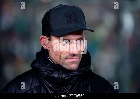 Sven Hannawald (Deutschland, ex Skispringer, ARD TV experte), GER, FIS Viessmsann Skisprung Weltcup Klingenthal, Einzel springen 09.12.2023 photo : Eibner-Pressefoto/Michael Memmler Banque D'Images