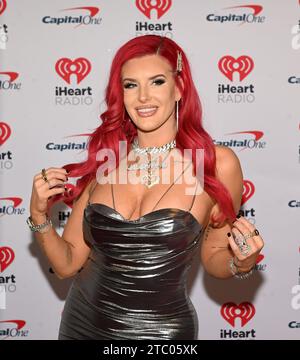 New York, États-Unis. 09 décembre 2023. Justina Valentina participe au Jingle ball 2023 d'iHeartRadio z100 au Madison Square Garden le 08 décembre 2023 à New York. Photo : Jeremy Smith/imageSPACE crédit : Imagespace/Alamy Live News Banque D'Images