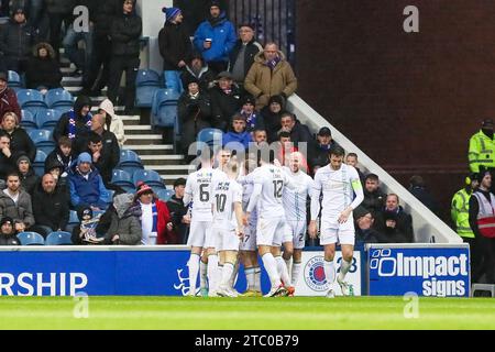 Glasgow, Royaume-Uni. 09 décembre 23. Glasgow, Royaume-Uni. Les Rangers affrontent Dundee à l'Ibrox Stadium, Glasgow, Écosse, Royaume-Uni dans un Scottish Premiership Match. Crédit : Findlay/Alamy Live News Banque D'Images