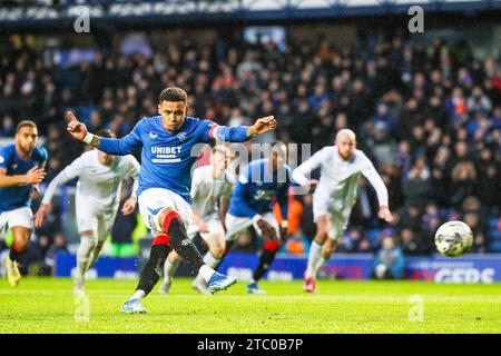 Glasgow, Royaume-Uni. 09 décembre 23. Glasgow, Royaume-Uni. Les Rangers affrontent Dundee à l'Ibrox Stadium, Glasgow, Écosse, Royaume-Uni dans un Scottish Premiership Match. Crédit : Findlay/Alamy Live News Banque D'Images