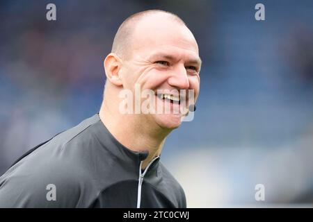 Blackburn, Royaume-Uni. 31 août 2023. Arbitre Bobby Madeley avant le Sky Bet Championship Match Blackburn Rovers vs Leeds United à Ewood Park, Blackburn, Royaume-Uni, le 9 décembre 2023 (photo Steve Flynn/News Images) à Blackburn, Royaume-Uni le 8/31/2023. (Photo Steve Flynn/News Images/Sipa USA) crédit : SIPA USA/Alamy Live News Banque D'Images