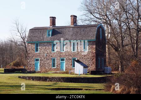 Cette ancienne ferme a été construite au 18ème siècle. Banque D'Images