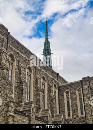 Première église congrégationaliste, UCC, au centre-ville de Columbus Ohio USA 2023 Banque D'Images