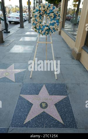 Hollywood, Californie, États-Unis 9 décembre 2023 acteur Ryan OÕNeal Hollywood Walk of Fame Star and Flowers le 9 décembre 2023 à Hollywood, Californie, États-Unis. Il est décédé le 8 décembre 2023. Photo de Barry King/Alamy Live News Banque D'Images