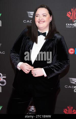 Toronto, Canada. 02 décembre 2023. Jocelyn Claybourne assiste au gala du Walk of Fame du Canada au Metro Convention Centre de Toronto. Le gala du Walk of Fame du Canada est un événement officiel qui se tient à Toronto et qui reconnaît des personnalités canadiennes remarquables. La soirée se déroule avec une réception sur tapis rouge, culminant par une cérémonie de remise des prix qui commémore les contributions de personnalités distinguées au paysage culturel du pays. (Photo Shawn Goldberg/SOPA Images/Sipa USA) crédit : SIPA USA/Alamy Live News Banque D'Images