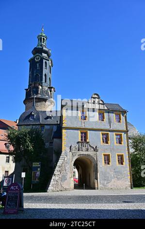 Château de ville Residenzschloss à Weimar, Thuringe Banque D'Images