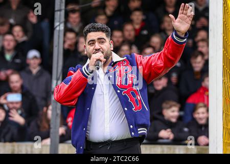 DEVENTER, PAYS-BAS - DÉCEMBRE 10 : Ammar Bozoglu joue la première partie lors du match néerlandais d'Eredivisie entre Go Ahead Eagles et FC Utrecht à de Adelaarshorst le 10 décembre 2023 à Deventer, pays-Bas (photo de Henny Meijerink/Orange Pictures) Banque D'Images