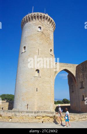 Château de Bellver. Palma de Majorque, Espagne. Banque D'Images