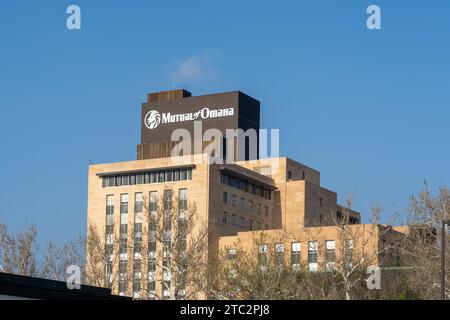 Mutuelle du siège social d'Omaha Corporate à Omaha, ne, États-Unis. Banque D'Images