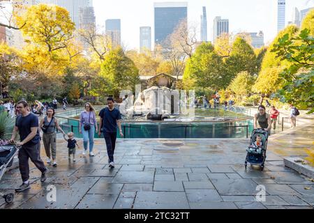 Central Park Zoo, New York City, États-Unis d'Amérique. Banque D'Images