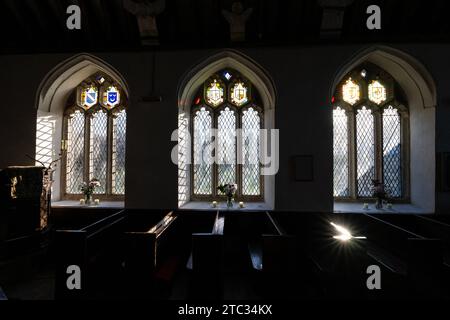 ÉGLISE BRADOC ST MARY ÉGLISE DE LA VIERGE LOSTWITHIEL Banque D'Images