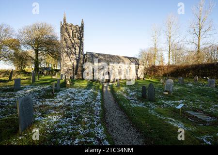 ÉGLISE BRADOC ST MARY ÉGLISE DE LA VIERGE LOSTWITHIEL Banque D'Images