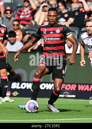 Parramatta, Australie. 10 décembre 2023. Marcelo du Western Sydney Wanderers FC est en action lors du match de la saison 7 de la saison 2023/24 entre le Western Sydney Wanderers FC et le Melbourne Victory FC qui s'est tenu au CommBank Stadium. Score final ; victoire de Melbourne 4:3 Western Sydney Wanderers. Crédit : SOPA Images Limited/Alamy Live News Banque D'Images