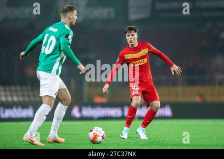 Farum, Danemark. 09 décembre 2023. Kaare Barslund (42) du FC Nordsjaelland vu lors du match de la coupe Oddset entre l'Akademisk BK et le FC Nordsjaelland à droite vers Dream Park à Farum. (Crédit photo : Gonzales photo - Dejan Obretkovic). Banque D'Images