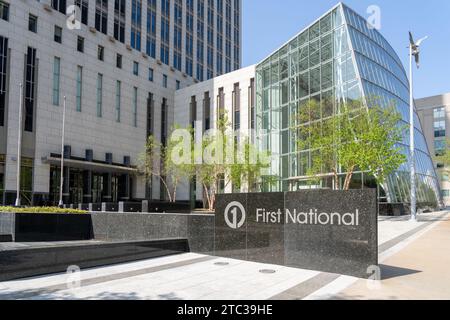 Siège de FNBO (First National Bank Omaha) à Omaha, Nebraska, États-Unis Banque D'Images