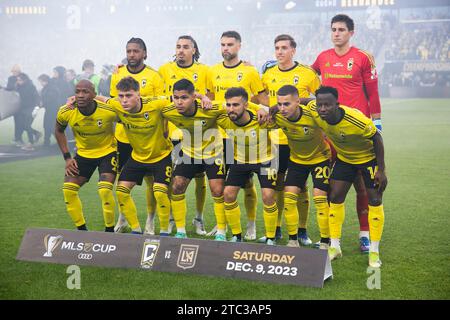 Columbus, Ohio, États-Unis. 9 décembre 2023. Columbus Crew remporte sa troisième coupe MLS, battant les champions en titre du LAFC, 2-1. (Kindell Buchanan/Alamy Live News) Banque D'Images