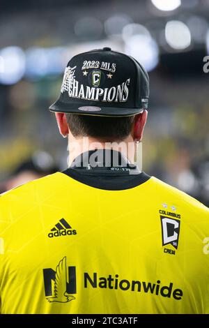 Columbus, Ohio, États-Unis. 9 décembre 2023. Columbus Crew remporte sa troisième coupe MLS, battant les champions en titre du LAFC, 2-1. (Kindell Buchanan/Alamy Live News) Banque D'Images