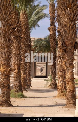 Le Temple mortuaire de Seti I, Louxor, Egypte Banque D'Images