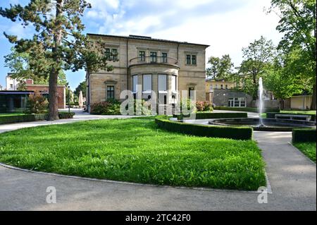 La maison de Richard Wagner, la maison Wahnfried, à Bayreuth, Bavière Banque D'Images